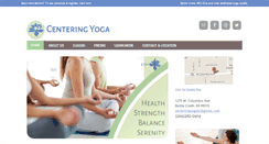 Desktop Screenshot of centeringyogabc.com